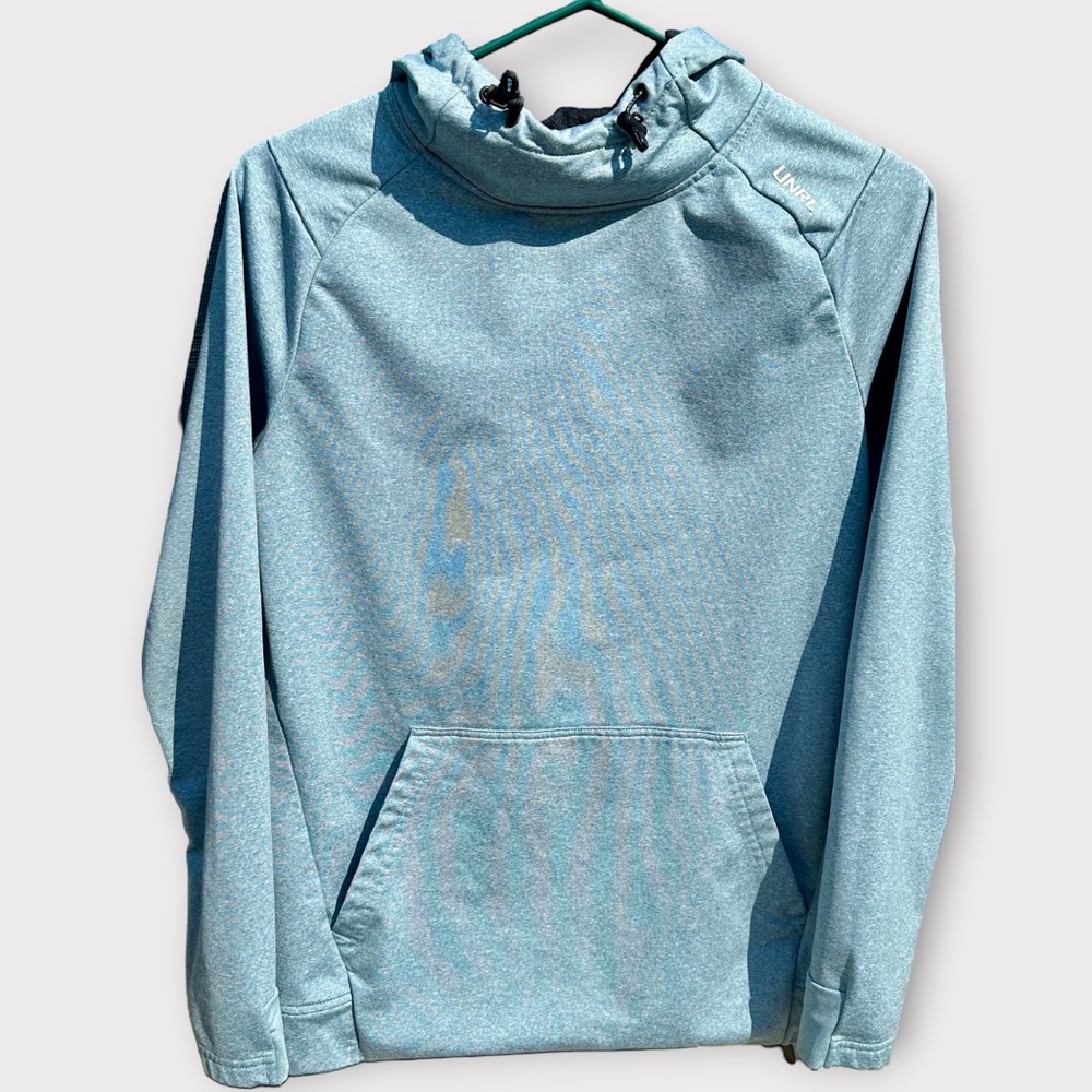 UNRL Unisex Coastal Blue Crossover Hoodie II XS